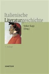 Book cover of Italienische Literaturgeschichte (3rd ed.) by Volker Kapp