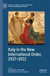 Book cover of Italy in the New International Order, 1917–1922 by Antonio Varsori