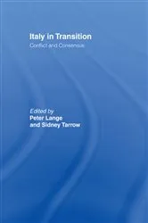 Book cover of Italy in Transition by Peter Lange