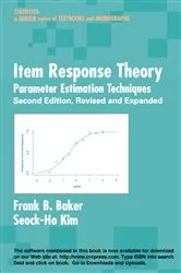 Book cover of Item Response Theory (2nd ed.) by Frank B. Baker