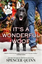 Book cover of It's a Wonderful Woof by Spencer Quinn
