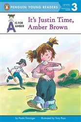 Book cover of It's Justin Time, Amber Brown by Paula Danziger