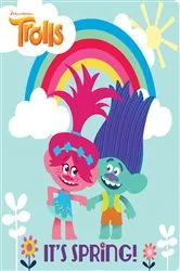 Book cover of It's Spring! (DreamWorks Trolls) by Mary Man-Kong