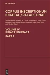 Book cover of Iudaea / Idumaea: 2649-3324 by Walter Ameling