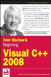 Book cover of Ivor Horton's Beginning Visual C++ 2008 by Ivor Horton