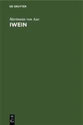 Book cover of Iwein (4th ed.) by Hartmann von Aue