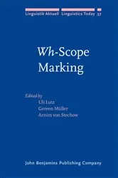 Book cover of Wh-Scope Marking by Uli Lutz
