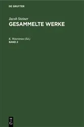 Book cover of Jacob Steiner: Gesammelte Werke. Band 2 by K. Weierstrass