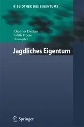 Book cover of Jagdliches Eigentum by Unknown