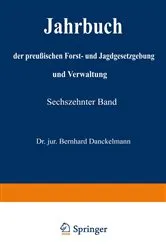 Book cover of Jahrbuch der preußischen Forst- und Jagdgesetzgebung und Verwaltung by Unknown