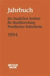 Book cover of Jahrbuch des Staatlichen Instituts für Musikforschung (SIM) Preussischer Kulturbesitz, 1994 by Günther Wagner