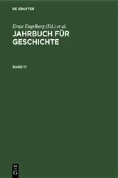 Book cover of Jahrbuch für Geschichte. Band 17 by Institut für Allgemeine Geschichte Akademie der Wissenschaften der DDR