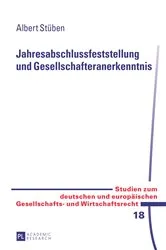 Book cover of Jahresabschlussfeststellung und Gesellschafteranerkenntnis by Ulrich Ehricke