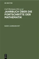 Book cover of Jahrgang 1877 by Carl Ohrtmann