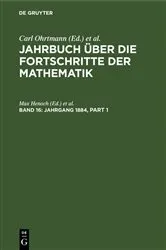 Book cover of Jahrgang 1884 by Max Henoch