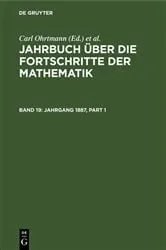 Book cover of Jahrgang 1887 by Carl Ohrtmann
