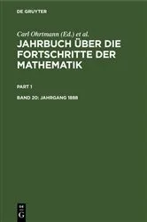 Book cover of Jahrgang 1888 by Carl Ohrtmann