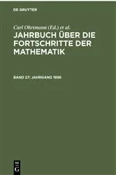 Book cover of Jahrgang 1896 by Carl Ohrtmann