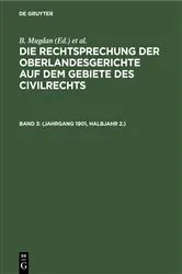 Book cover of (Jahrgang 1901, Halbjahr 2.) by Unknown