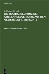 Book cover of (Jahrgang 1906, Halbjahr 2.) by B. Mugdan