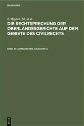 Book cover of (Jahrgang 1915, Halbjahr 2.) by B. Mugdan