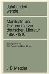 Book cover of Jahrhundertwende by Erich Ruprecht