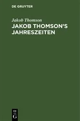 Book cover of Jakob Thomson's Jahreszeiten by Jakob Thomson
