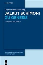 Book cover of Jalkut Schimoni zu Genesis by Dagmar Börner-Klein