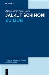 Book cover of Jalkut Schimoni zu Ijob by Dagmar Börner-Klein