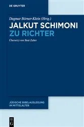 Book cover of Jalkut Schimoni zu Richter by Dagmar Börner-Klein