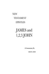 Book cover of James and 1,2,3 John by Gareth L Reese