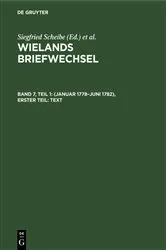 Book cover of (Januar 1778–Juni 1782), Erster Teil: Text by Waltraud Hagen