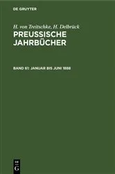 Book cover of Januar bis Juni 1888 by H. von Treitschke