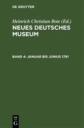 Book cover of Januar bis Junius 1791 by Heinrich Christian Boie