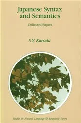 Book cover of Japanese Syntax and Semantics by S.-Y. Kuroda