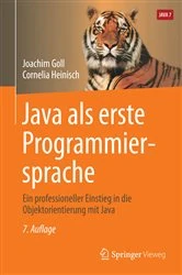 Book cover of Java als erste Programmiersprache (7th ed.) by Joachim Goll