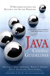 Book cover of Java Coding Guidelines by Fred Long