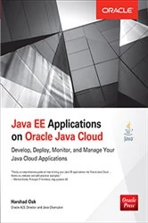 Book cover of Java EE Applications on Oracle Java Cloud: by Harshad Oak