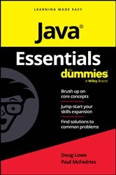 Book cover of Java Essentials For Dummies by Doug Lowe