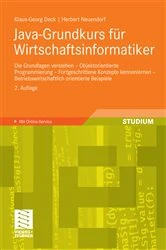 Book cover of Java-Grundkurs für Wirtschaftsinformatiker (2nd ed.) by Klaus-Georg Deck