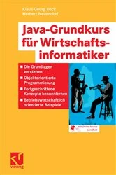 Book cover of Java-Grundkurs für Wirtschaftsinformatiker by Klaus-Georg Deck