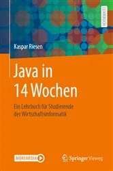 Book cover of Java in 14 Wochen by Kaspar Riesen