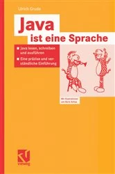 Book cover of Java ist eine Sprache by Ulrich Grude