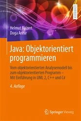 Book cover of Java: Objektorientiert programmieren (4th ed.) by Helmut Balzert