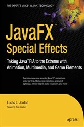 Book cover of JavaFX Special Effects by Lucas Jordan