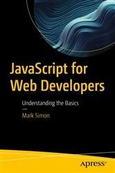 Book cover of JavaScript for Web Developers by Mark Simon