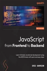 Book cover of JavaScript from Frontend to Backend by Eric Sarrion