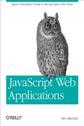 Book cover of JavaScript Web Applications by Alex MacCaw
