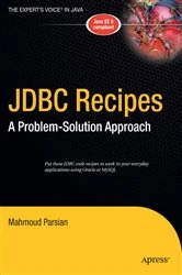 Book cover of JDBC Recipes by Mahmoud Parsian