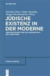 Book cover of Jüdische Existenz in der Moderne by Christian Wiese